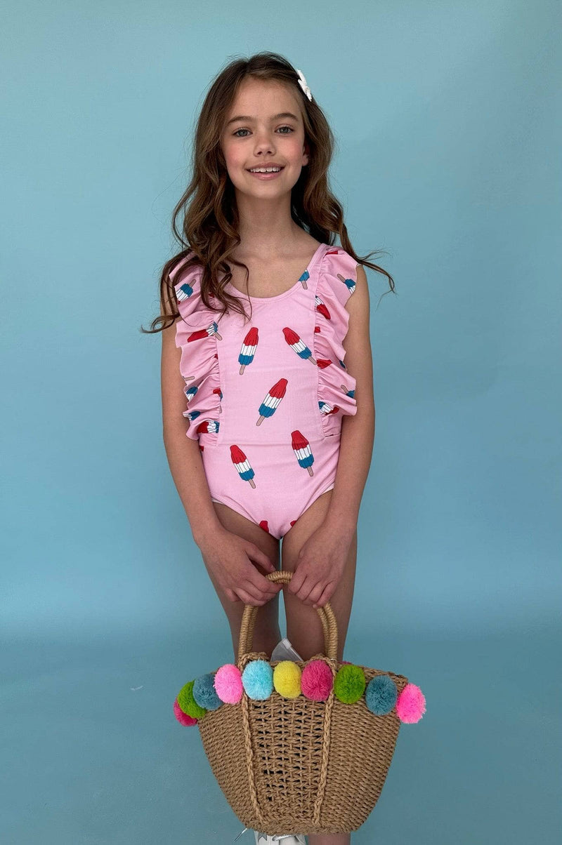 Lola + The Boys Pinkie Bomb Pop Swimsuit