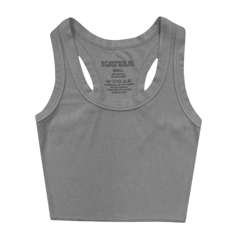 Katie J Livi Ribbed Crop Tank Top