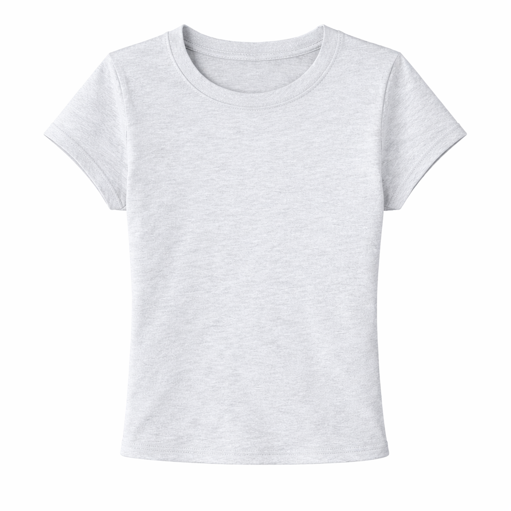 Katie J Acey Tee - Heather Grey