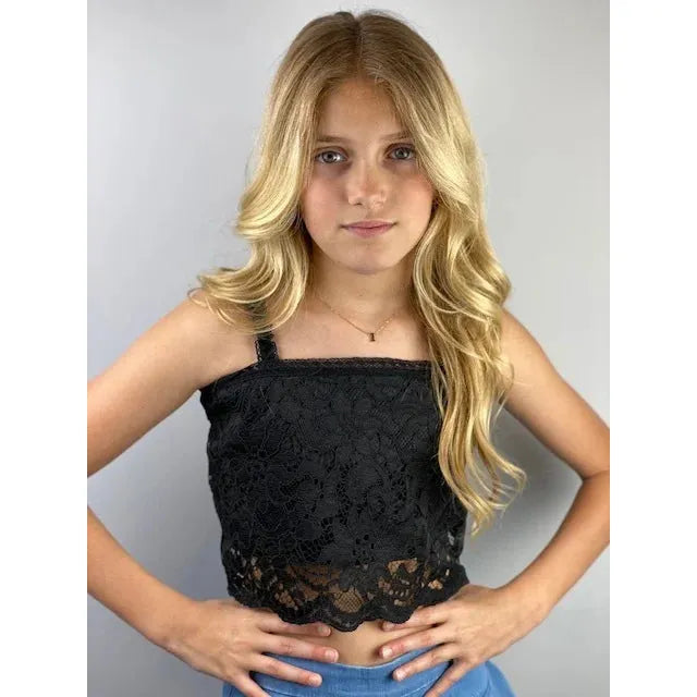 If So Back Lace Top