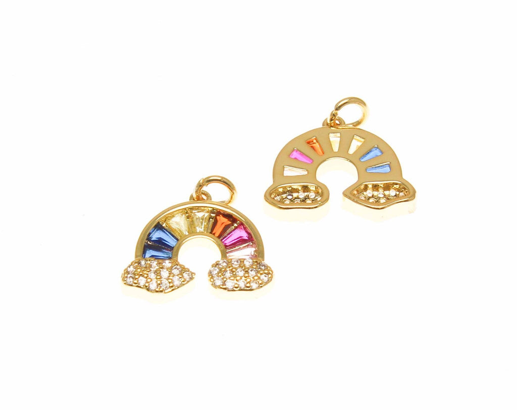 Cz Rainbow Charm
