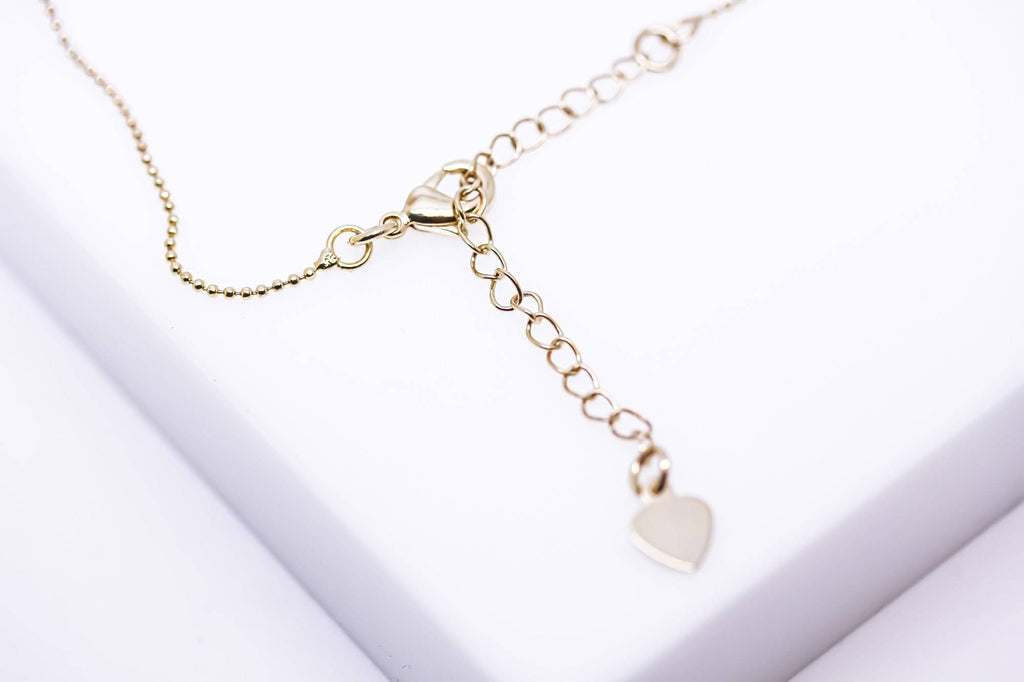 Beaded Necklace with Extension