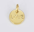 Love Medallion Charm