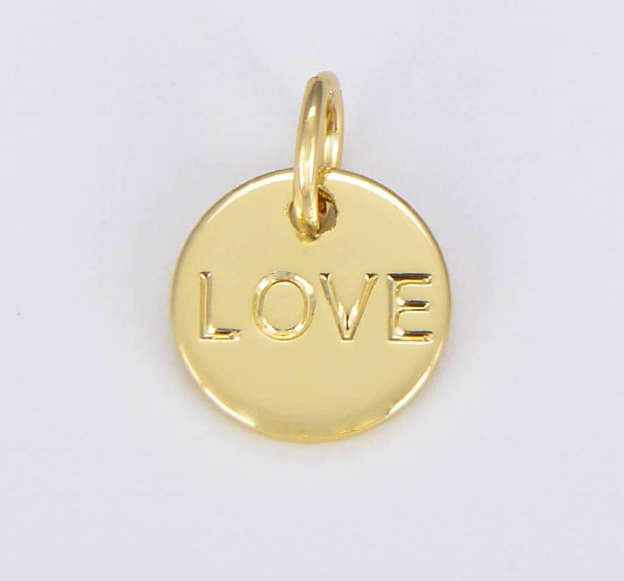 Love Medallion Charm