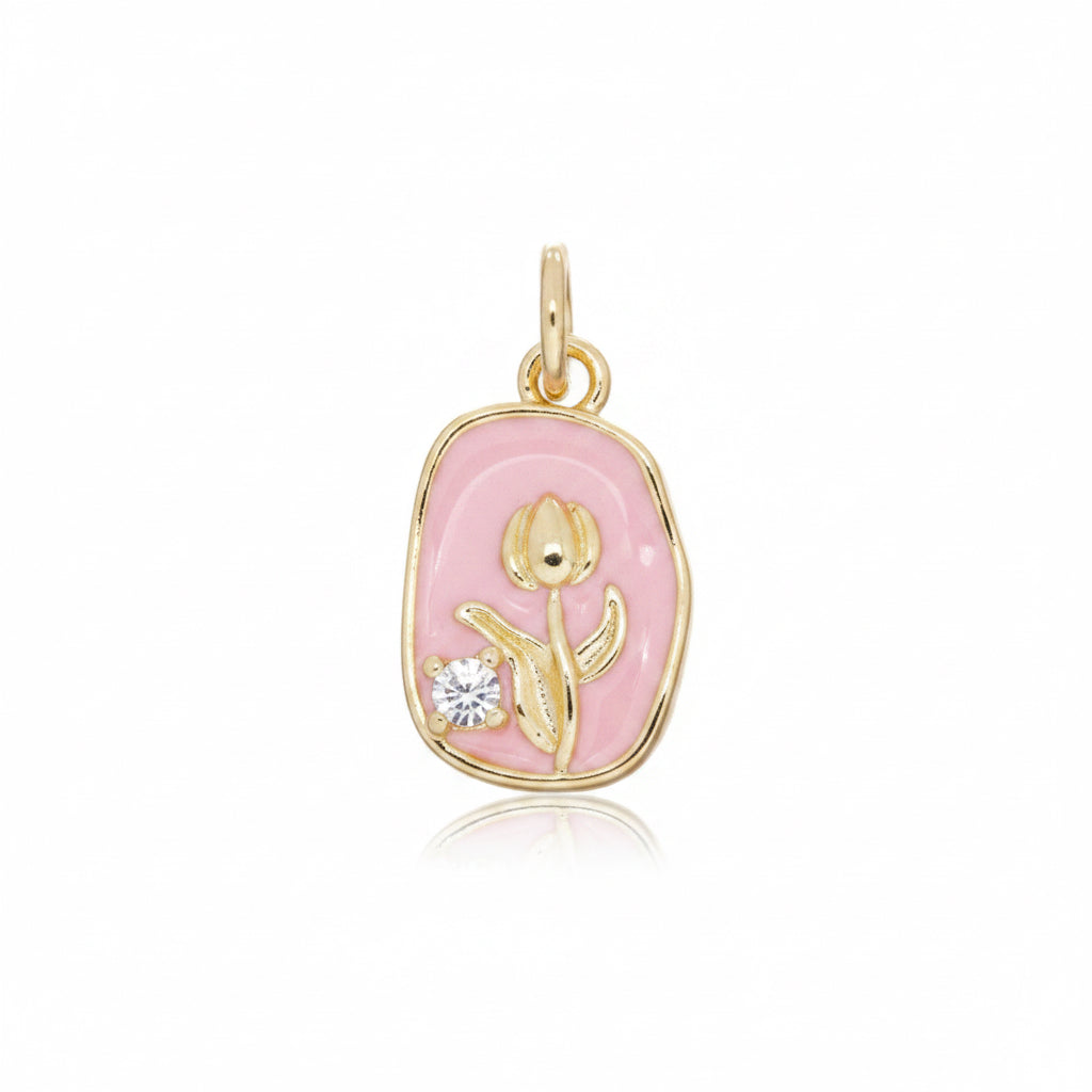 Tulip Flower Charm
