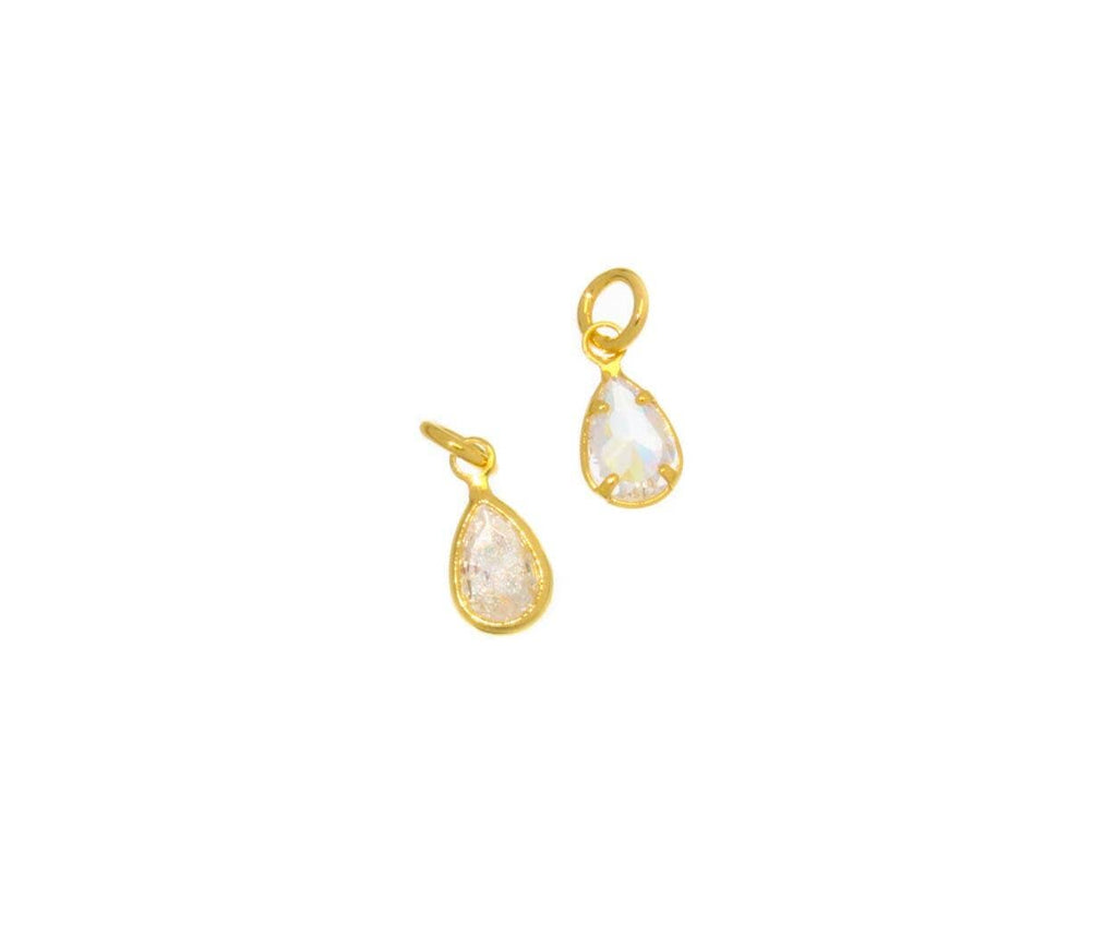 Tear Drop Dainty Charm