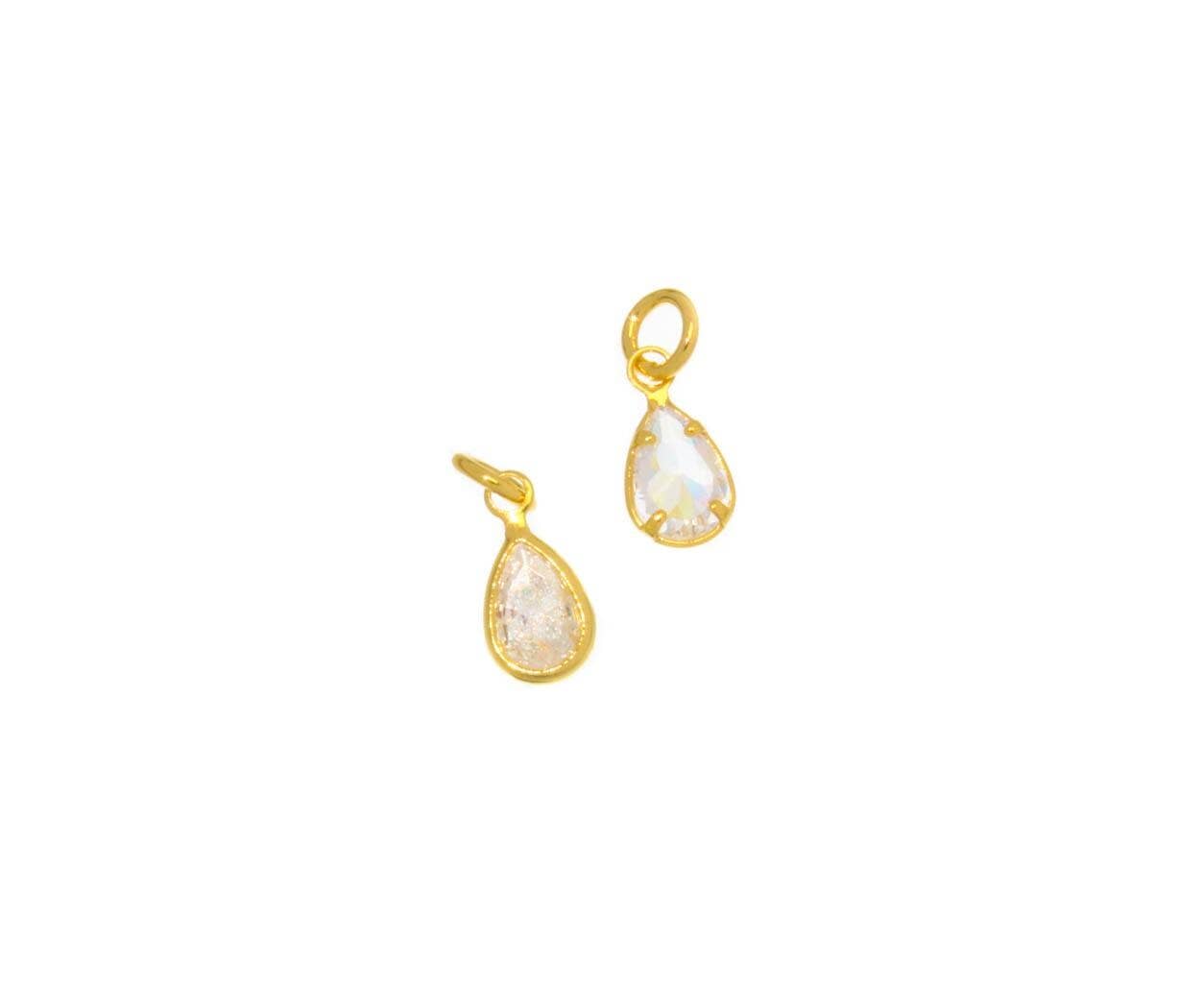 Tear Drop Dainty Charm