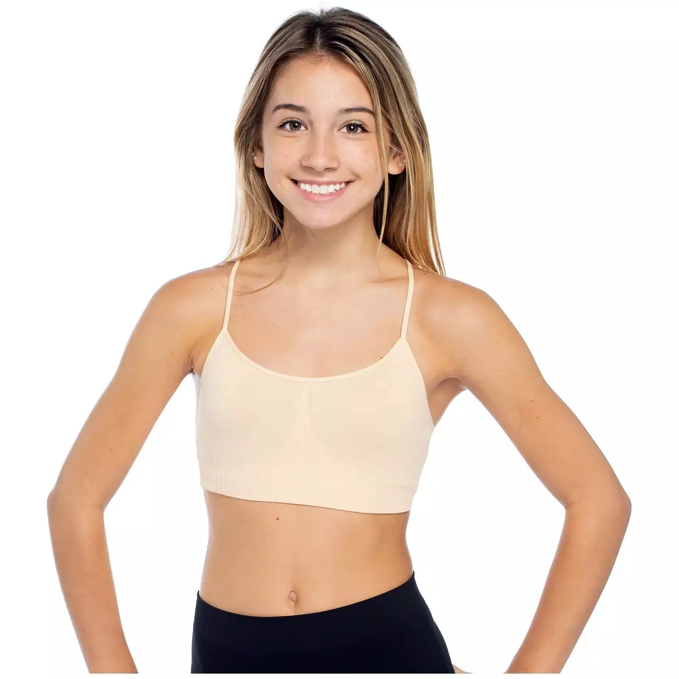 Malibu Sugar Nude Racerback Bra Cami Girls One Size – Kids Contemporary  Exchange