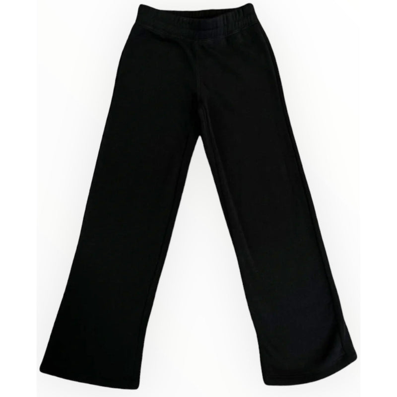 Katie J Dylan Wide Leg Sweatpants Black