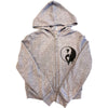 Firehouse Heather Grey Ying Yang Zip Hoodie