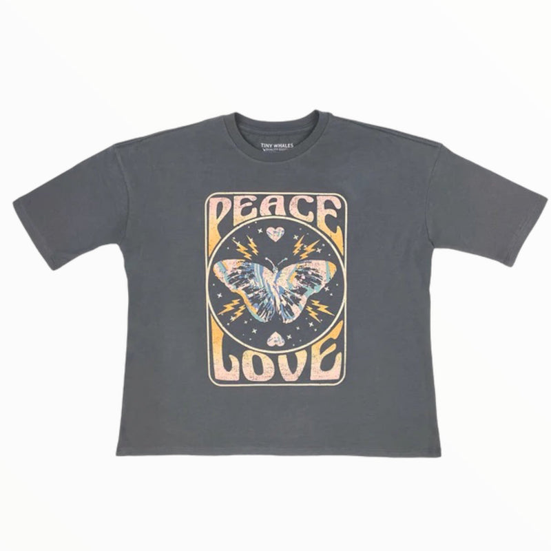 Tiny Whales Peace and Love Tee