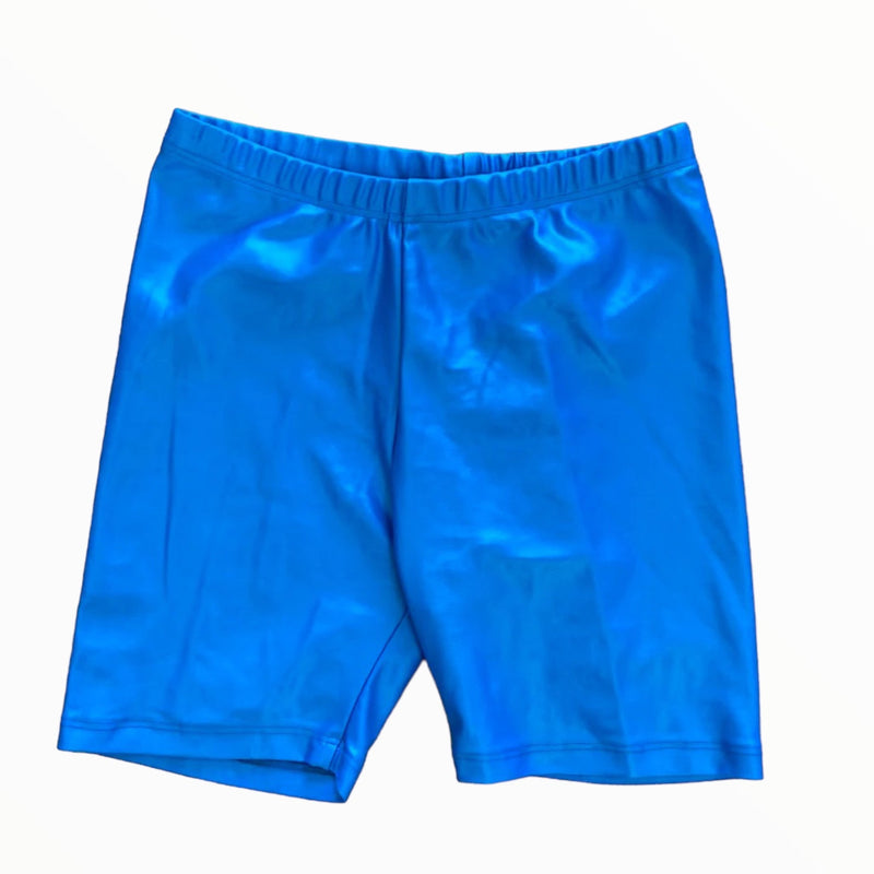 Rock Candy Wet Look Turquoise Bike Short