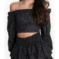 Theme Cheetah Zoe Double Tie Long Sleeve Top