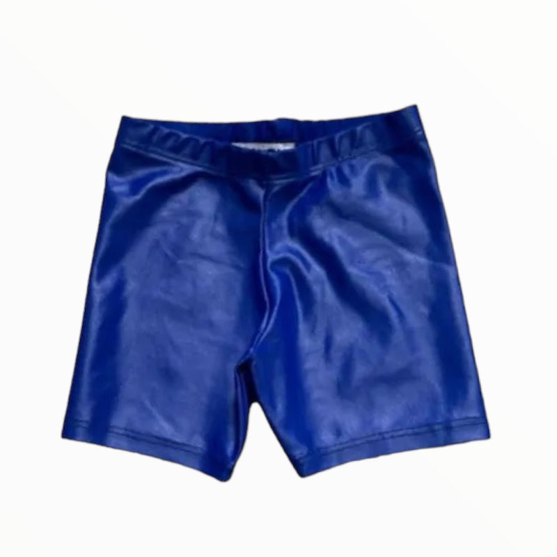 Rock Candy Wet Look Cobalt Blue Bike Short