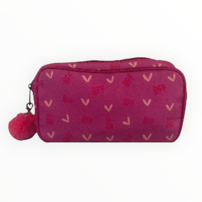 Julie & Judah All Over Heart Cosmetic Bag