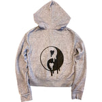 Firehouse Heather Grey Ying Yang Zip Hoodie