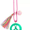 Peace Acrylic Necklace & Bookmark