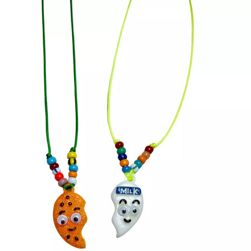 Best Friends Cookies and Milk Necklace