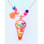 Ice Cream Shaker Charm Ball Chain Necklace