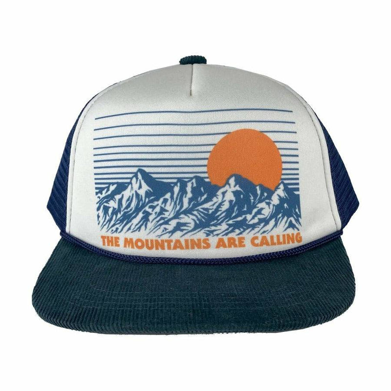 Tiny Whales Mountains Are Calling Trucker Hat