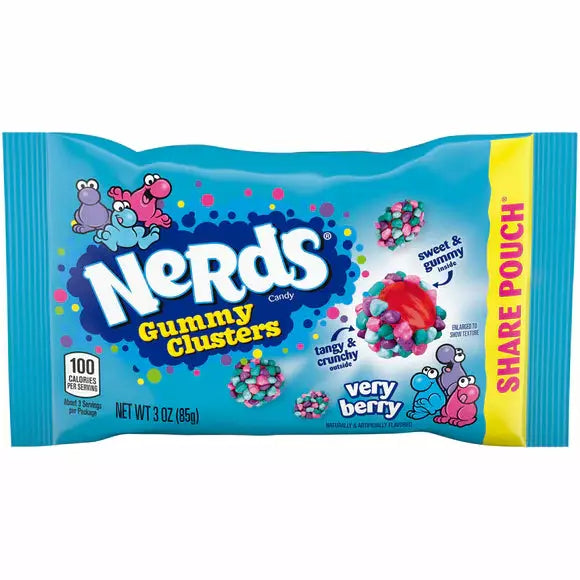 Nerds Gummy Clusters Very Berry - 3oz