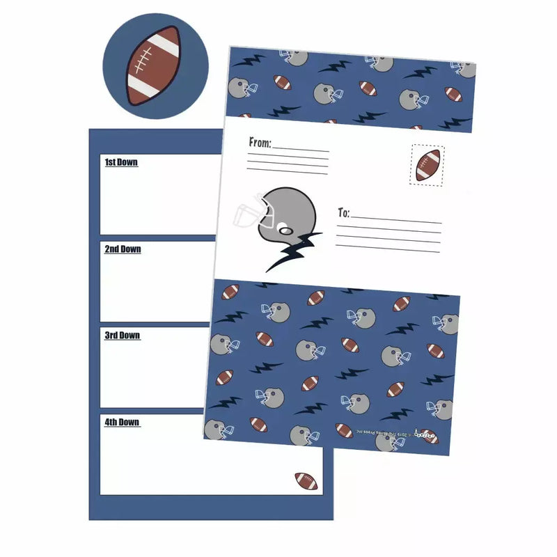 Footballs And Helmets Foldover