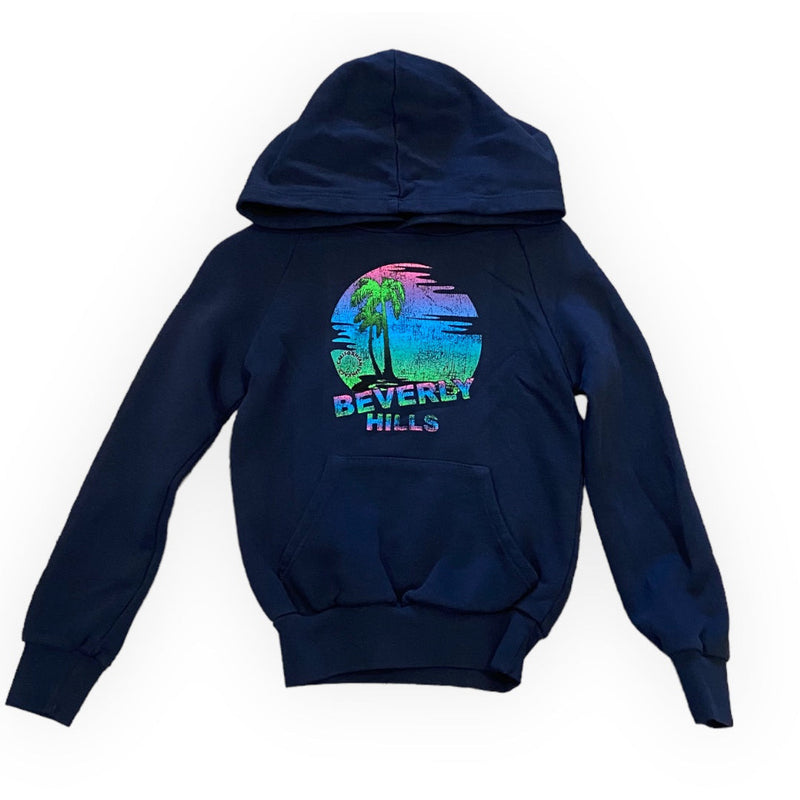 Californian Vintage Beverly Pullover Hoodie-Midnight