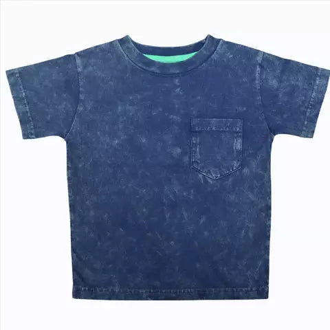 Mish Boys- Enzyme Wash Navy Tee Shirt