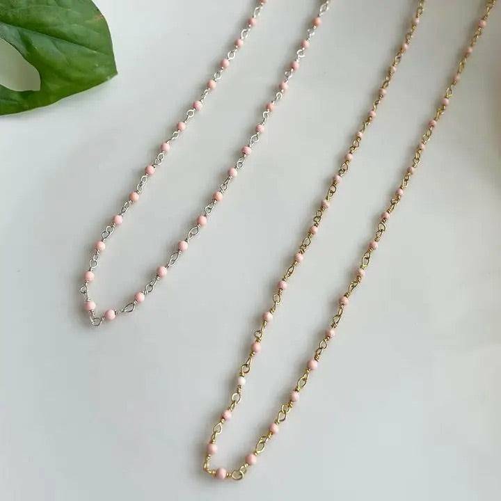 Mini Gold With Coral Choker