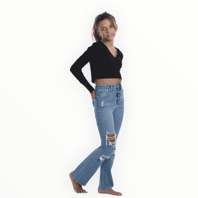 Katie J LA Stretch Jeans - Light Wash Denim