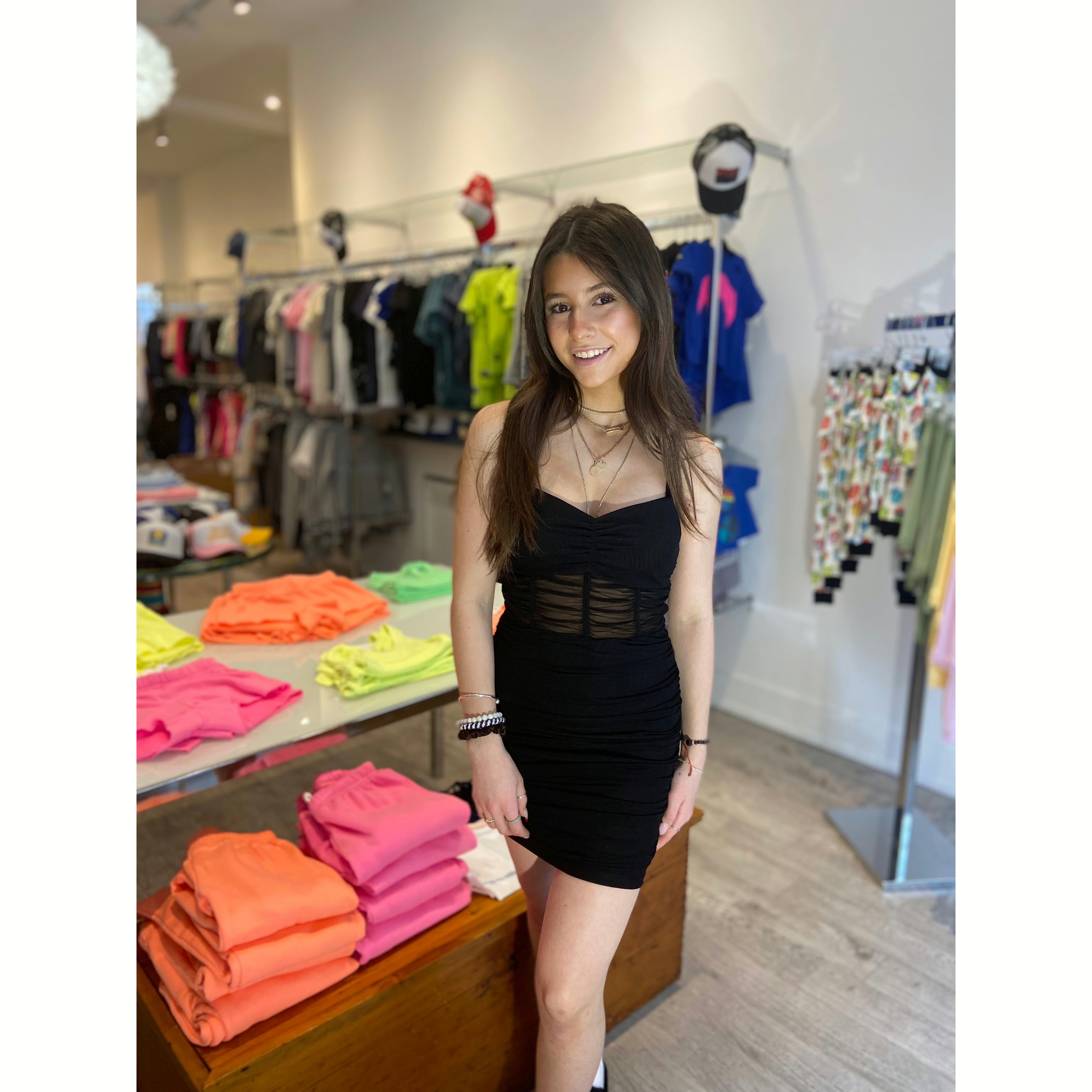 Katie J Lola Dress Black Matte