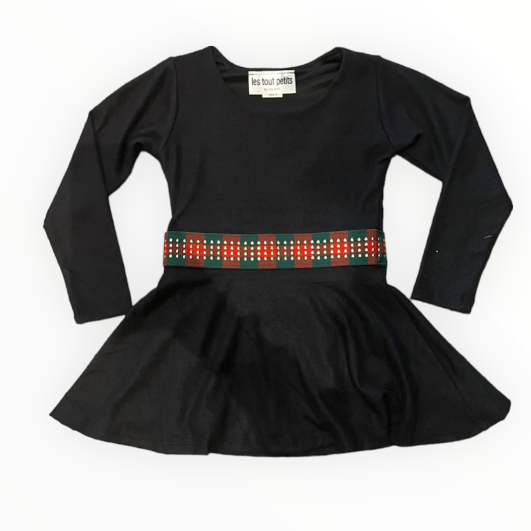 Les Tout Petits Flare Studded Dress