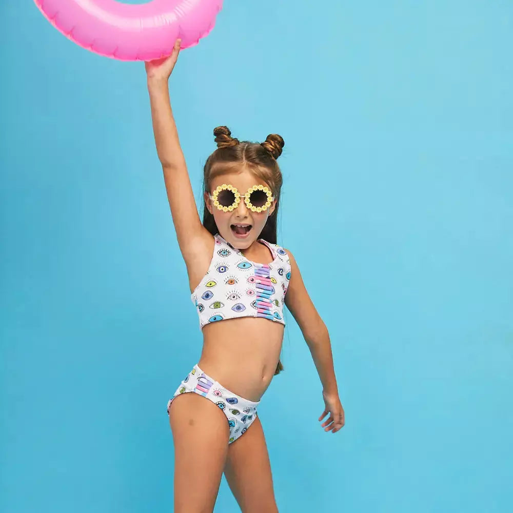 Too Cool Beachwear Camo Eye Bikini Swimsuit – Kids Contemporary Exchange