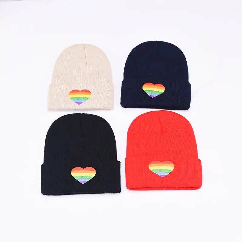 Love Embroidered Winter Hat