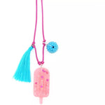 Popsicle Resin Necklace & Bookmark